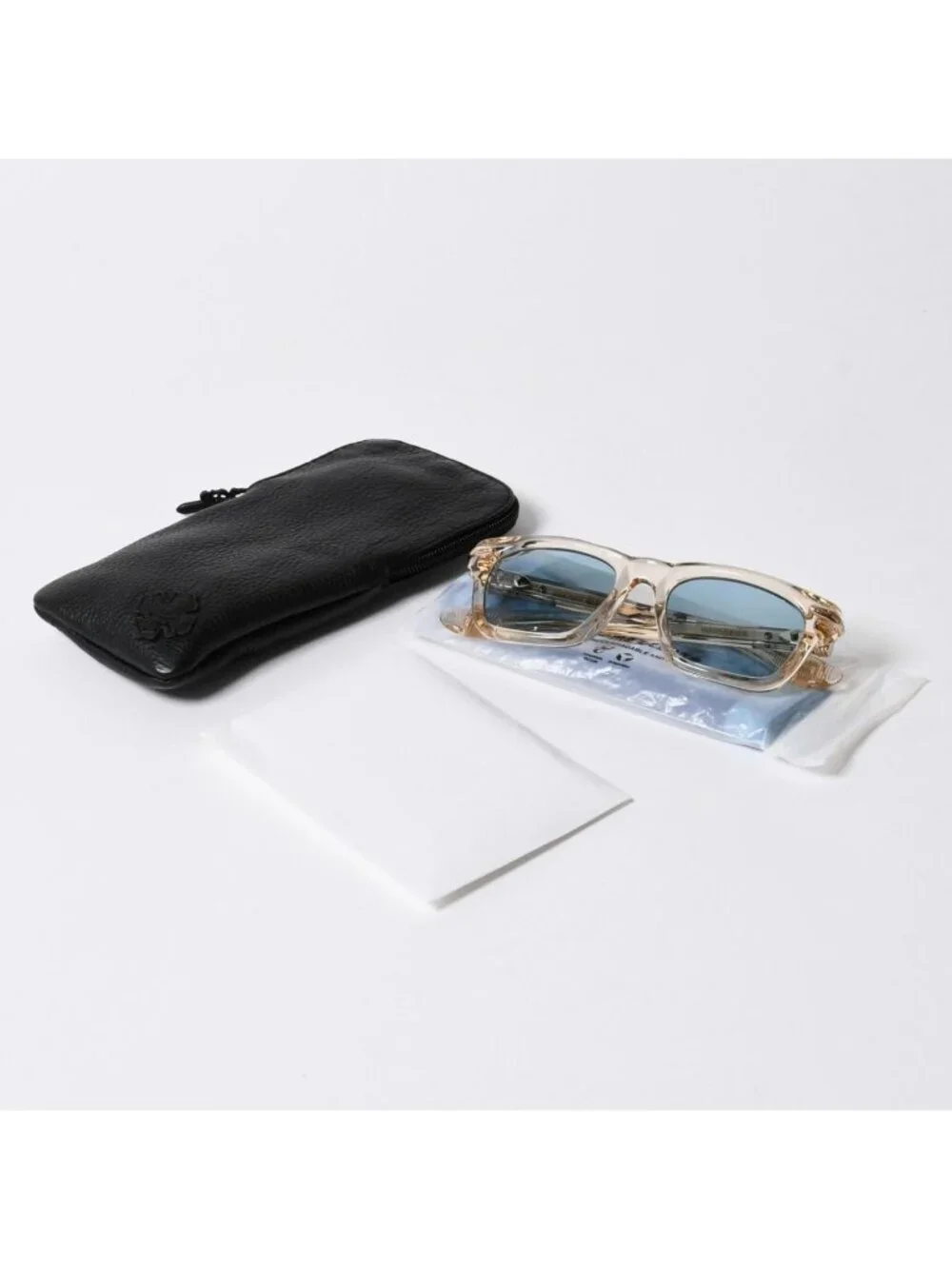 Chrome Hearts Trypoleagain Sunglasses Eyewear 52 Cross Ball Decoration Clear